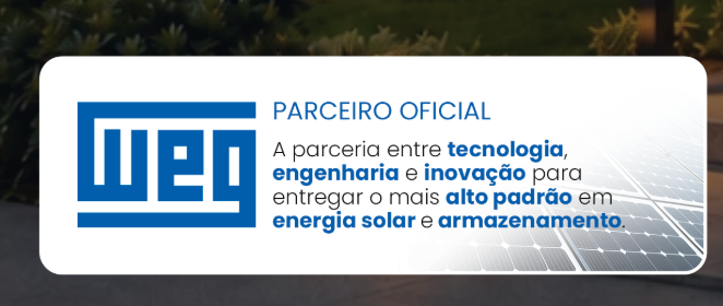 Selo Fonte Solar — Parceiro Oficial WEG